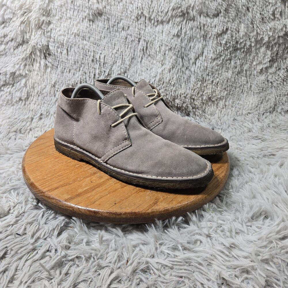 14th and Union Mens Brown Suede Leather Chukka Lace Up Ankle Boot Dress Size 8M